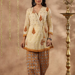 Shuddhi Yellow and Mustard 2 piece set