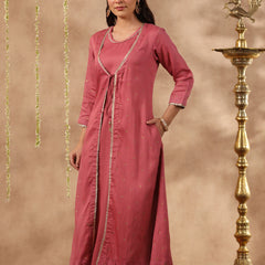 Shuddhi Mauve double dress