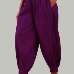 Wine Afghani Pant