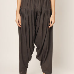 Charcoal Grey Patiala Pant