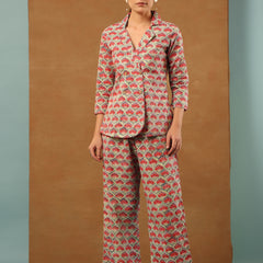 Mint Green 3 Pcs Co-Ord Set