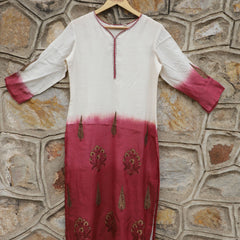 Modal Grape With Ombre Affect Kurta