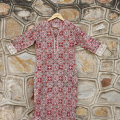 Pastel Pink Strainght Kurta