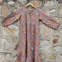 Coral Blue With The Combination Of Pastel Pink