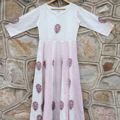 Pastel Pink Anarkali Dress