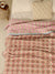 Red and Pink Reversible Quilted Bed Razai