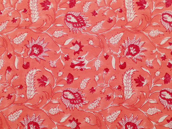 Peach and Red Table Cover