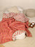 Orange and Pink Single Bed Reversible Quilted Razai