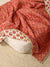 Orange and Pink Single Bed Reversible Quilted Razai