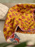 Mustard Yellow and Red Single Bed Reversible Quilted Razai