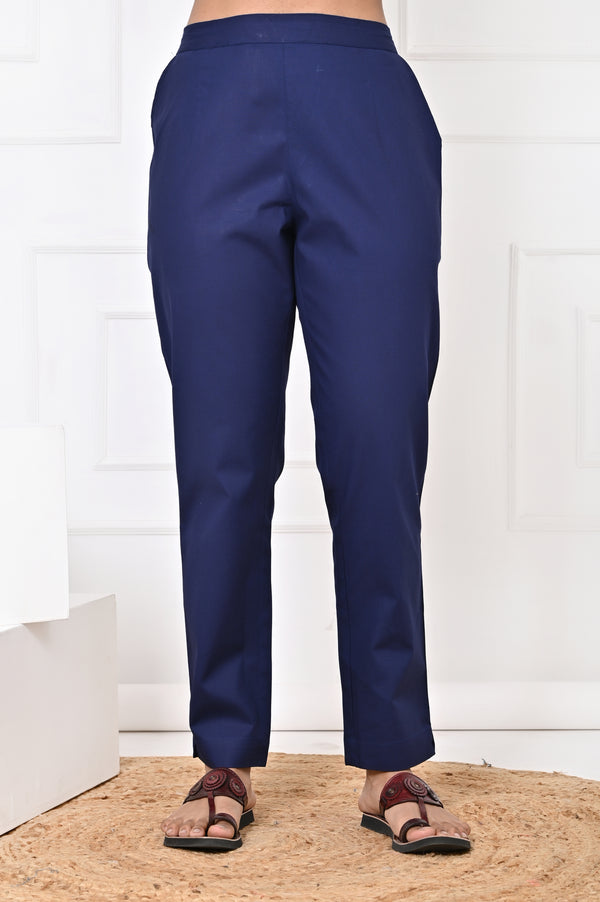 Navy Blue Straight pants