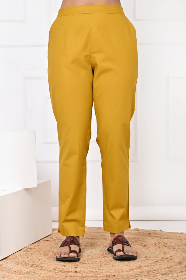 Mustard Straight Pant