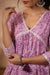Shuddhi pink and purple top