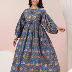 Shuddhi blue bohemian dress