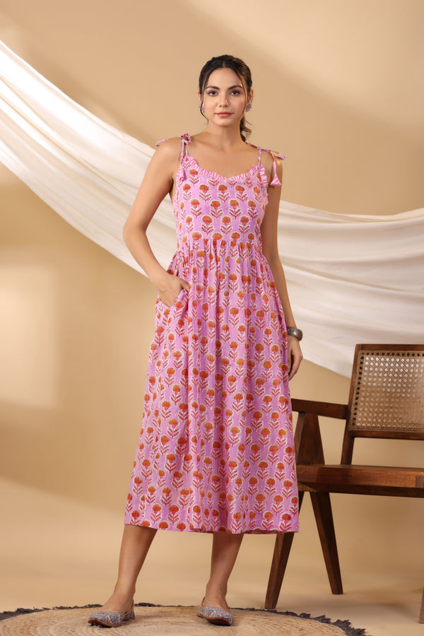 Taffy Pink Spegatie Dress