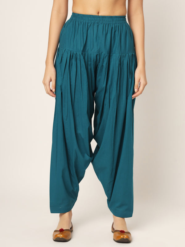 Teal Patiala Pant