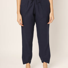 Navy Blue Tulip Pants