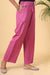 Mulberry Purple Cotton Casual pant