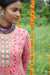 Shuddhi Pink Anarkali With Rogan Silver And Pant Set