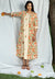 Shuddhi Tulip Print Double Dress With  Sleeveless Dress