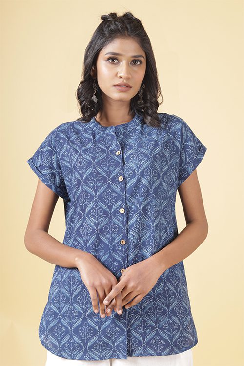 Indigo Short Shirt