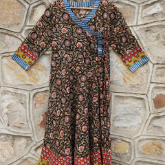 Kalamkari Angarkha Dress Cum Kurta