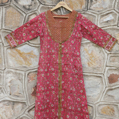 Blush Pink A line kurta