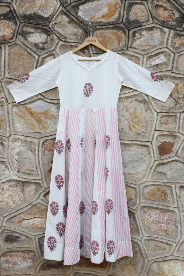 Pastel Pink Anarkali Dress